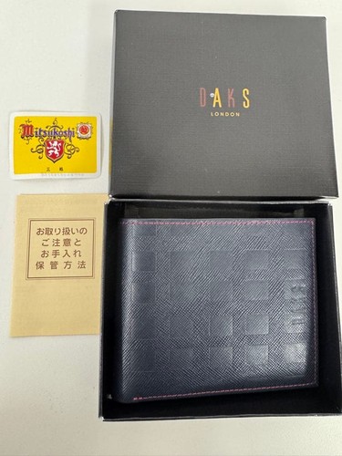 Daks leather wallet checker - leather,