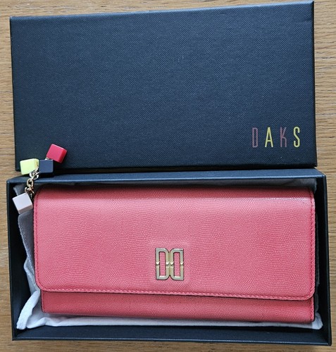 Daks long wallet coral - daks,