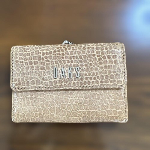 Daks bifold wallet beige - daks,