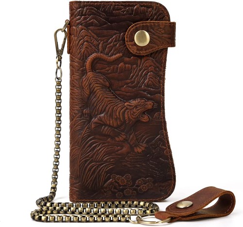 Mens wallet with - mens, chain,
